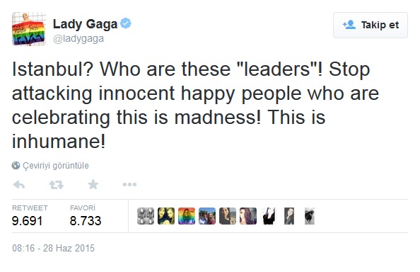 Lady Gaga tweet